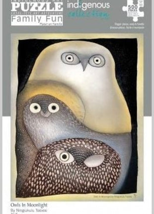 Owls in the Moonlight 500 piece puzzle