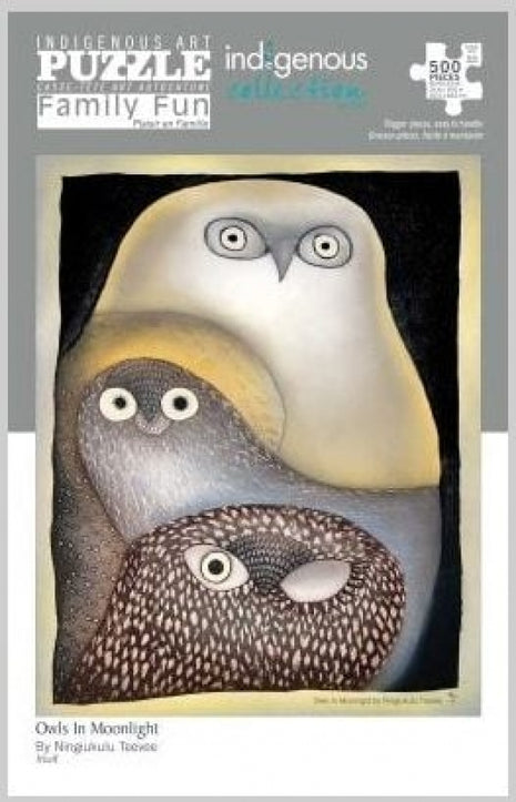 Owls in the Moonlight 500 piece puzzle