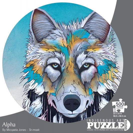 Alpha 500-Piece Round Puzzle