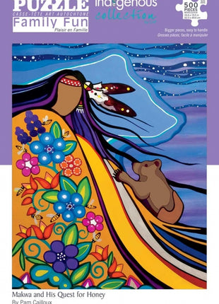 Makwa & His Quest for Honey 500 Piece Puzzle