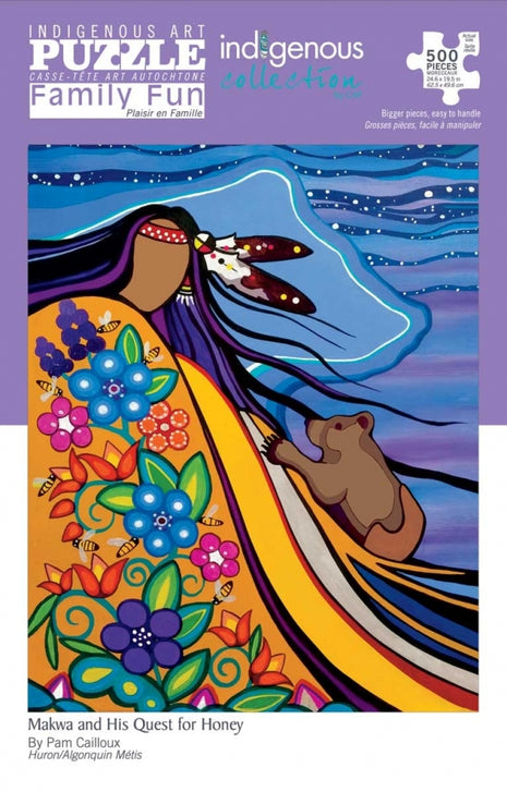 Makwa & His Quest for Honey 500 Piece Puzzle