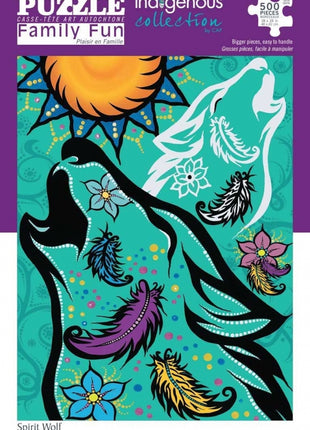 Spirit Wolf 500 Piece Puzzle