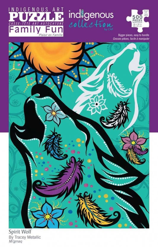 Spirit Wolf 500 Piece Puzzle