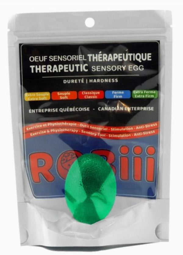 Therapeutic Sensory Egg Green Xtra Firm