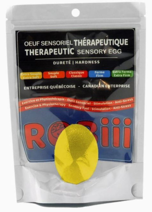 Therapeutic Sensory Egg Yellow Xtra Soft