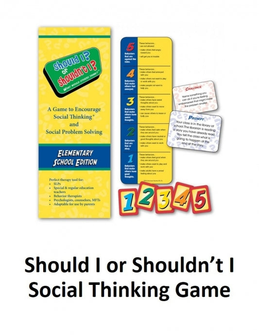 Should I or Shouldn't I?Â©  Elementary Game Ages: 8-11