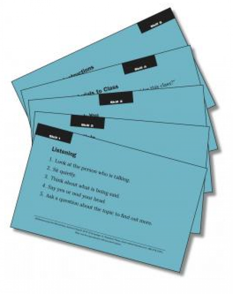 Skillstreaming Adolescent Skills Cards