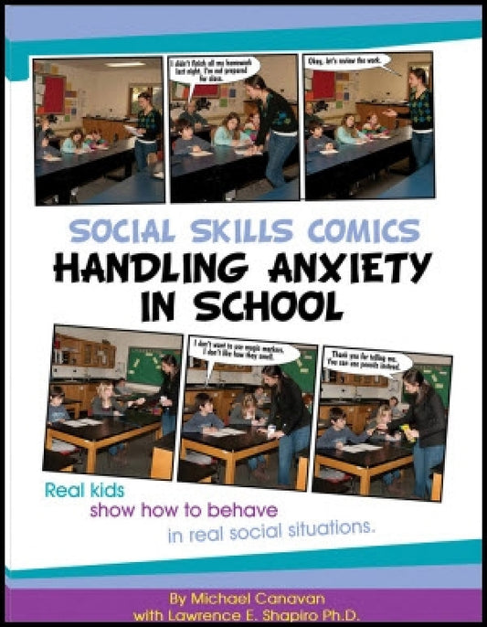 Social Skills Comics for Kids: Handling Anxiety in School