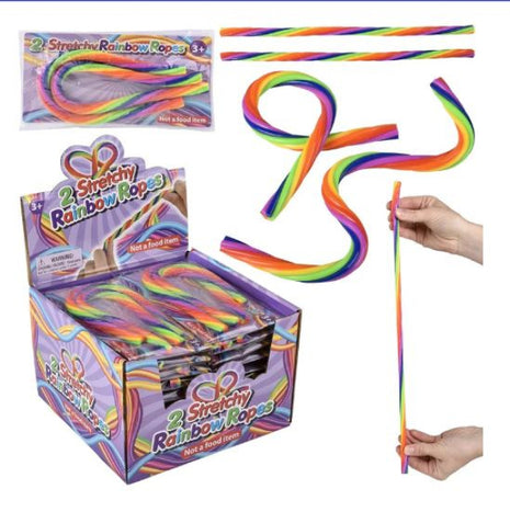 Stretchy Rainbow Rope 2pk