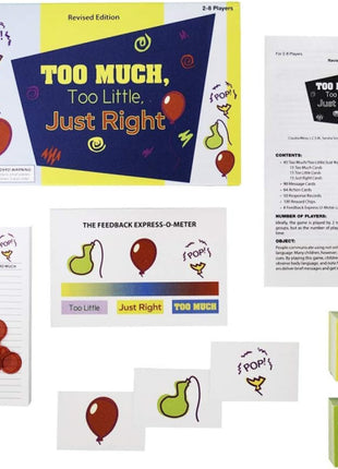 Too Much, Too Little, Just Right