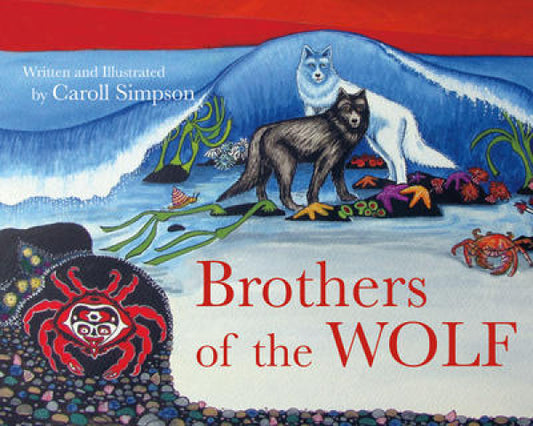 Indigenous Art Coloring Book Wolf